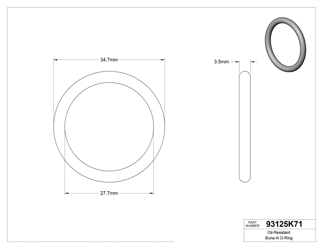 Technical drawing - 93125K71